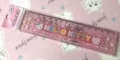 平成レトロ☆ハローキティ☆15cm定規☆廃盤星2003