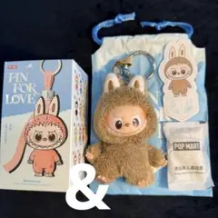 POPMART Labubu ぬいぐるみ 4 点セット Authentic & Ready Stock ) Pop Mart popmart Labubu fall in