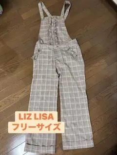 LIZ LISA リズリサ　サロペット　オーバーオールチェック　森ガール　Y2Kのサムネイル