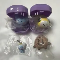 BT21 フォトフレームマスコット ぷくっとリング めじるしアクセサリー