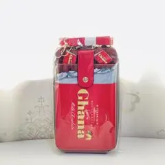 ガーナ チョコチャーム付きスマホショルダーポーチvol.2　 レッド