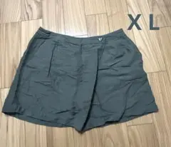 オリーブグリーン キュロット　XL