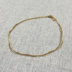 美品 ete エテ 3連 ブレスレット ゴールド 925 メッキ アクセサリー