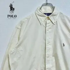 ◎RALPH LAUREN メンズ　長袖ボタンダウンシャツ　L D3X4