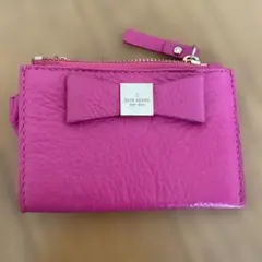 Kate Spade リボン付きコインケース ピンク