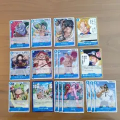 ワンピース カード　神の島の冒険　まとめ売り　青