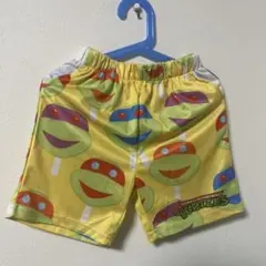 TMNT タートルズ キャラクター ハーフパンツ 120cm