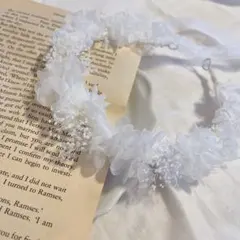 ベビーキッズ花冠♡ピュア　ホワイト