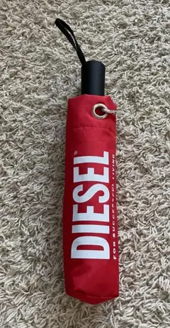 DIESEL 折りたたみ傘 赤