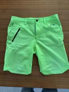 最終価格　オークリー ゴルフ 蛍光グリーン ショートパンツ サイズ34