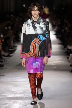 DRIES VAN NOTEN 20SS ネオンプリント　コート　蜷川実花のサムネイル