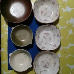 昭和レトロ和食器 鉢 6点セット