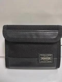 PORTER (HEAT) 二つ折り財布 ブラック