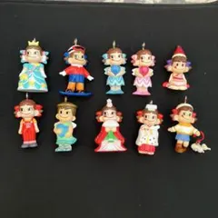 不二家 ペコちゃん ミニチュア キーホルダー 10点セット - メルカリ
