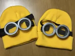 【2つセット】ミニオン USJ 双子コーデ 帽子 メガネ