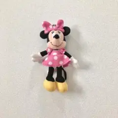 ディズニー ミニー ピンク ぬいぐるみバッジ