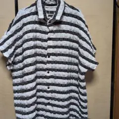 antiquaストライプ 半袖シャツのサムネイル