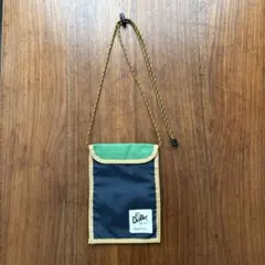 【Drifter /ドリフター】サコッシュ ショルダー 緑×ネイビーのサムネイル