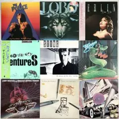 洋楽LPレコード／9枚まとめ売り／1970年〜80年代／US盤／UK盤／国内盤