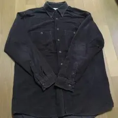 【古着】コーデュロイシャツ メンズ 茶色