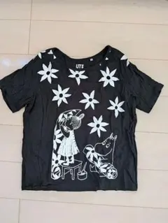 UNIQLO UT ムーミン 半袖Tシャツ ブラック S