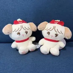 mikko illustrations いちごマスコットぬいぐるみ スフレ2個