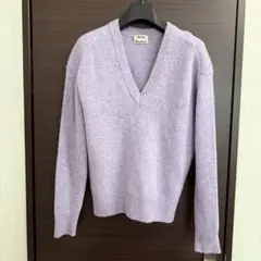 Acne Studios ラベンダー ニットセーター - メルカリ