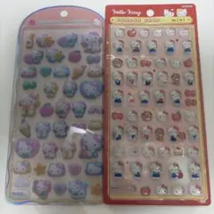 【正規品】ボンボンドロップシール ミニ キティレッド　コットンパフィ　キティ