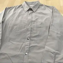 gu メンズ　ブラウス　長袖　Lサイズ L L にも　上着にも　羽織り物にも