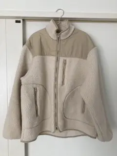 H&M ベージュ フリースジャケット Lサイズ　ユニクロXL相当