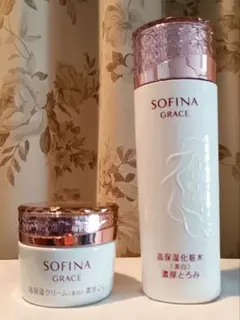 【未使用に近い】❇ソフィーナ❇グレイス　高保湿クリームと化粧水❇セット売りのサムネイル