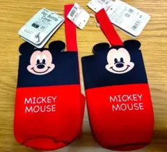 【本日限定価格！】ディズニー　ミッキー　ペットボトルカバー　2点セット