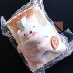 すみっコぐらし　ケーキベッド　しろくま　てのりぬいぐるみ