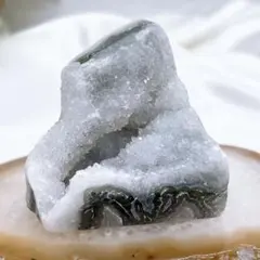 【天然石】モスアゲート キラキラ原石 大きめ 162g