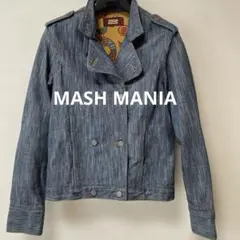 美品　MASH MANIA マッシュマニア デニムジャケット ライダース