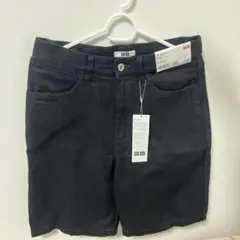 UNIQLO U デニムバミューダショーツ ブラック 26