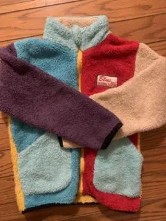 マルチカラー フリースジャケット 130