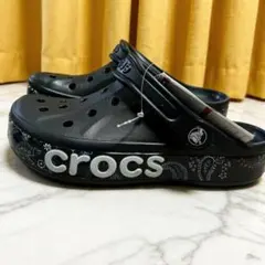 Crocs クロックス サンダル ペイズリー ブラック 25cmのサムネイル