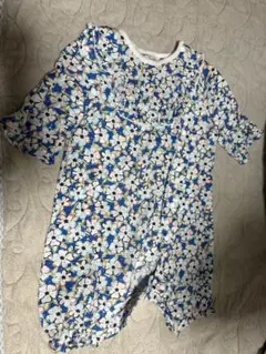 モイモルン ロンパース 総柄 お花柄