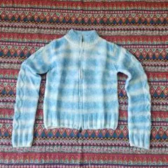 Paloma wool 水色と白のストライプニット