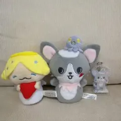 ジェオチャム チュララ モコ 指人形 アクリルキーホルダー セット