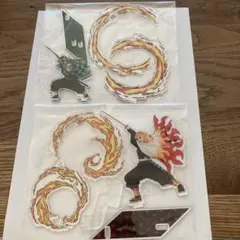 鬼滅の刃 竈門炭治郎煉獄杏寿郎ポップアップアクリルスタンド炎の呼吸 ヒノカミ神楽