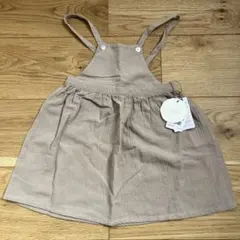 【未使用】バースデイ　テータテート　エプロンジャンパースカート 80cm