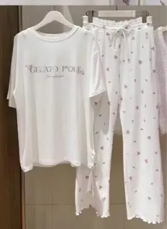 【新品】ジェラピケ　長袖ルームウェアgelatopiqué 上下セット