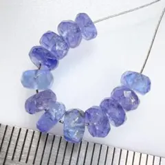 キラキラ✨宝石質＊タンザナイト＊ボタンカットw32