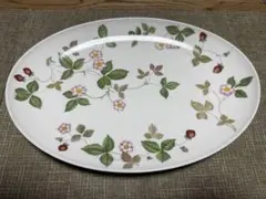 【新品】Wedgwood ワイルドストロベリー オーバルディッシュ30cm