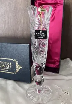 CRYSTAL DONAU 花瓶 一輪挿し クリスタルドナウ カメイガラスのサムネイル