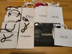 CHANEL DIOR ショップ袋 複数枚セット