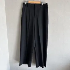 ブラック ワイドパンツ レディース