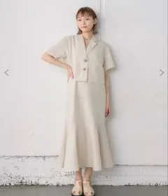 レトロガール RETRO GIRL シャツJKセットキャミワンピ